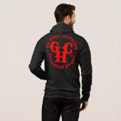 GA HARD KLEDING ZIP HOODIE (Achterkant volledig)
