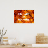 Ga hard of ga naar Home Gym Workout Poster (Keuken)