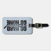 Ga hard of ga naar huis (Hockey) Bagagelabel (Voorkant horizontaal)