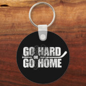 Ga hard of ga naar huis (Hockey) Sleutelhanger (Voorkant)