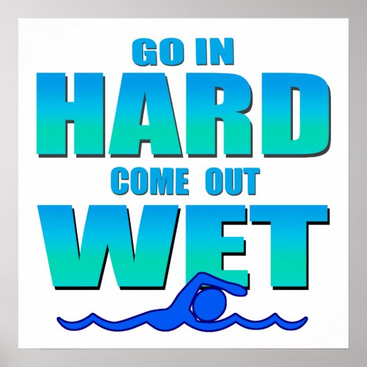 Ga hard poster (Voorkant)