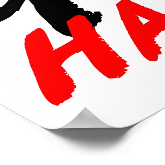 Ga hard poster (Hoek)