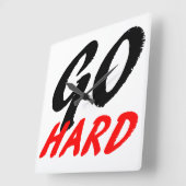 Ga hard vierkante klok (Hoek)