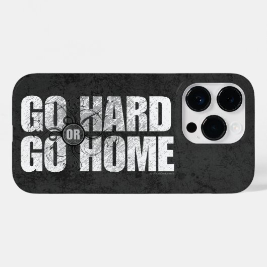 Ga Harde of ga de Hoesje-Leate iPhoneGeval van het Case-Mate iPhone Case (Achterkant (horizontaal))