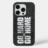 Ga Harde of ga de Hoesje-Leate iPhoneGeval van het Case-Mate iPhone Case (Achterkant)