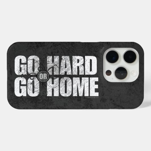 Ga Harde of ga de Hoesje-Leate iPhoneGeval van het Case-Mate iPhone Case (Achterkant (horizontaal))