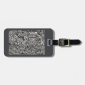 Ga, het Bagagelabel van het Man van de Microdot in (Voorkant horizontaal)