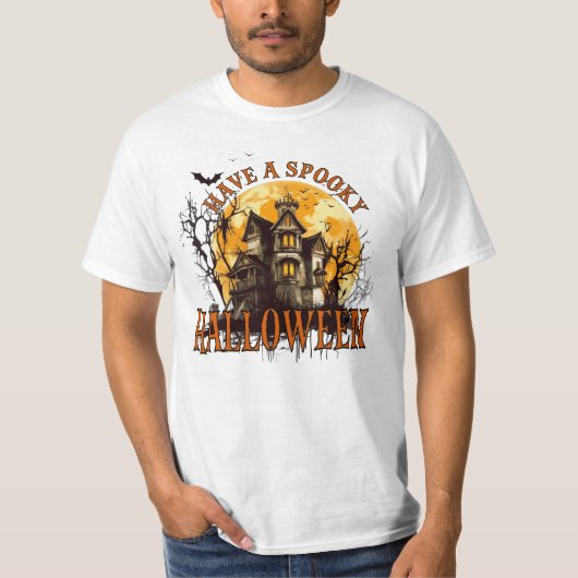: "Ga het Funhouse of Frights binnen, heb een Spoo T-shirt (Voorkant)