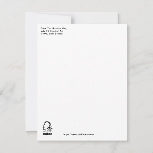 Ga, het Man van de Microdot in (Achterkant)