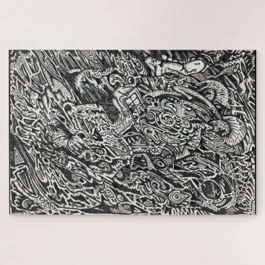 Ga, het Man van de Microdot in Legpuzzel (Horizontaal)