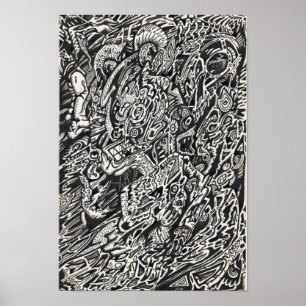 Ga, het Man van de Microdot in Poster