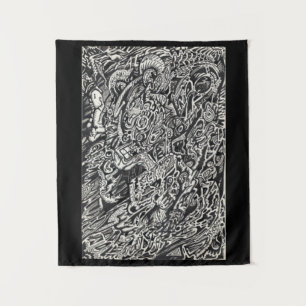 Ga, het Man van de Microdot in Wandkleed