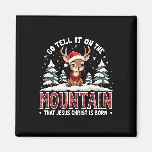 Ga het op de berg vertellen dat Jezus Christus nie Magneet (Voorkant)