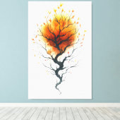 Ga het Rijk binnen Canvas Afdruk (Insitu (Houten vloer))