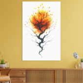 Ga het Rijk binnen Canvas Afdruk (Insitu (Woonkamer))