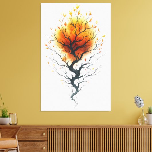 Ga het Rijk binnen Canvas Afdruk (Insitu (Woonkamer))