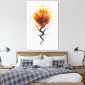 Ga het Rijk binnen Canvas Afdruk (Insitu (Slaapkamer))