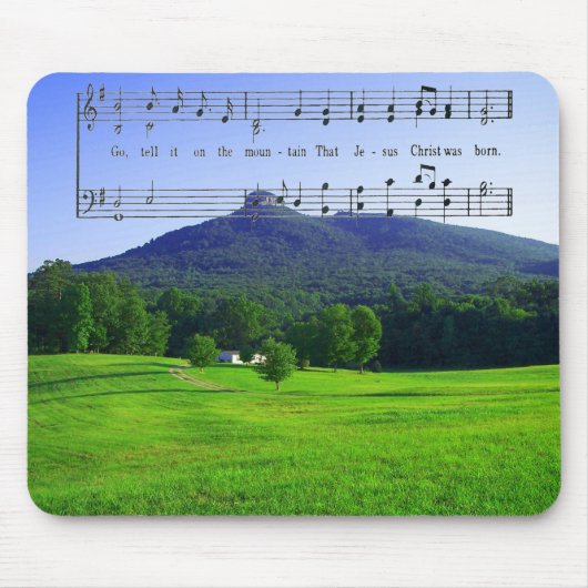 GA HET VERTELLEN OP HET MOUNTAIN-MOUSEPAD MUISMAT (Voorkant)