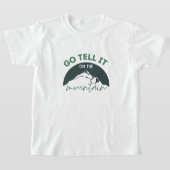 Ga het vertellen op het Shirt van het Christelijke (Laagn)