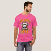 Ga hier weg Grumpy Funny Monkey Meme Humor T-shirt (Voorkant volledig)