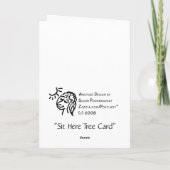 Ga hier zitten Tree Kaart (Achterkant)