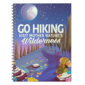 Ga Hiking. (Night Edition) Notitieboek (Voorkant)