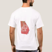 Ga Hoefijzers Basic Tournament T-shirt (Achterkant)