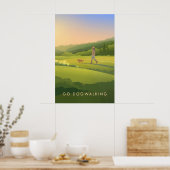Ga Honden Wandelen Reisposter Poster (Keuken)