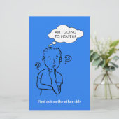 Ga Ik Naar De Hemel Quiz Bijbel Tractus Folder (Staand voorkant)