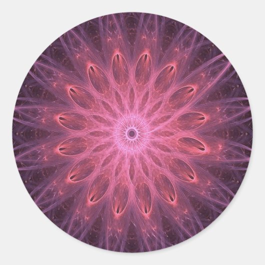 Ga in de diepte ronde sticker (Voorkant)