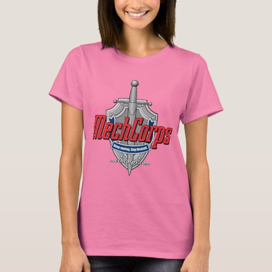 Ga in de pod - MechCorps - donker shirt (Voorkant)