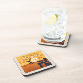 Ga in een meer springen bier onderzetter (Rechterzijde)