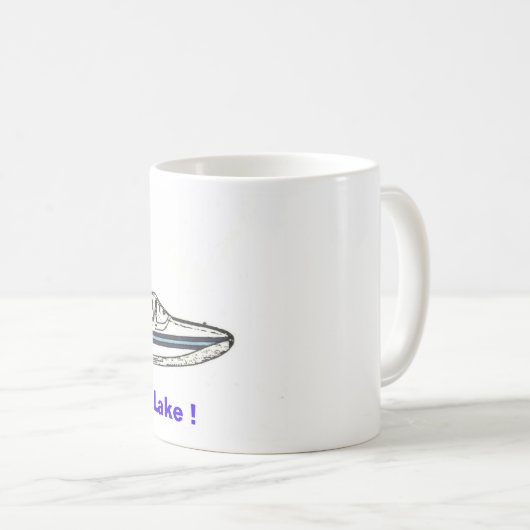 Ga in een meer springen! koffiemok (Voorkant rechts)