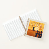 Ga in een meer springen notitieboek (Binnen)