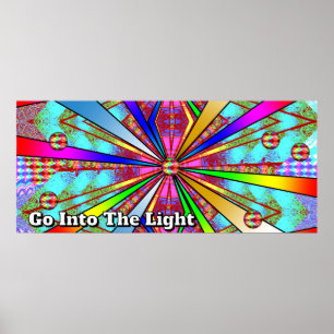 Ga in het Licht (U kunt de woorden veranderen) Poster
