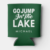 Ga in het meer springen blikjeskoeler (Voorkant)