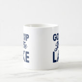 Ga in het meer springen koffiemok (Center)