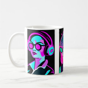 Ga in je groef   Psychedelische kunst Koffiemok