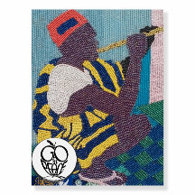 GA in VREDE OPGEROLD GROET + Fluits Poster