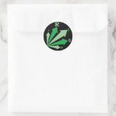 Ga IRISH! Ronde Sticker (Tas)