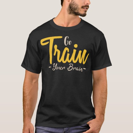 Ga je brein trainen 1 t-shirt (Voorkant)