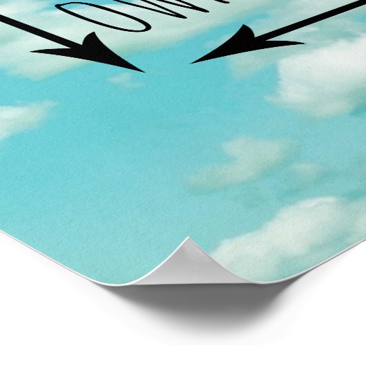 ga je eigen manier gebruiken om foto ' s van blauw poster (Hoek)