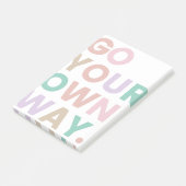 Ga Je Eigen Weg Post-it® Notes (Schuin)