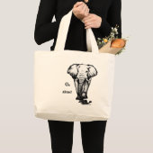 Ga je gang grote tote bag (Voorkant (product))