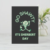 Ga je gang, het is Sherbert-dag Kaart (Staand voorkant)