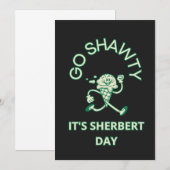 Ga je gang, het is Sherbert-dag Kaart (Voorkant / Achterkant)