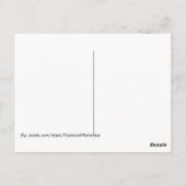 Ga je gang. Lach op jezelf voor de spiegel Briefkaart (Achterkant)