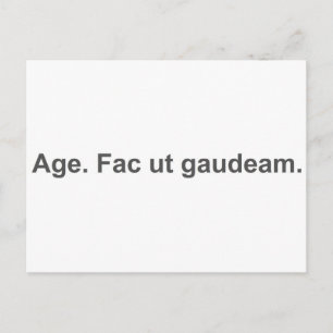 Ga je gang. Maak mijn dag. Briefkaart