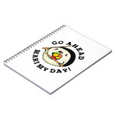 Ga je gang Maki My Day Funny Sushi Pun Notitieboek (Linkerzijde)