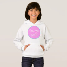 Ga je gang, meisje. Hoodie Sweatshirt